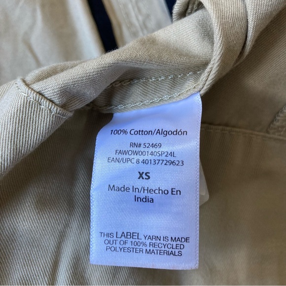 Free Assembly Trench Coat XS‎ Colorblock Neutral Spring Classic - Picture 5 of 8